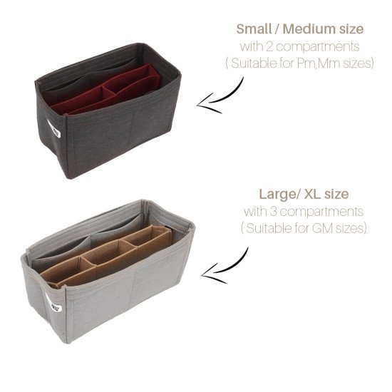 Custom Size Chambers Style Bag and Purse Organizer  Custom Size Chambers Style Bag and Purse Organizer