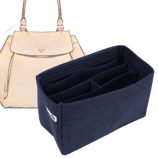 Bag and Purse Organizer with Chambers Style for Tory Burch Half-moon Tote