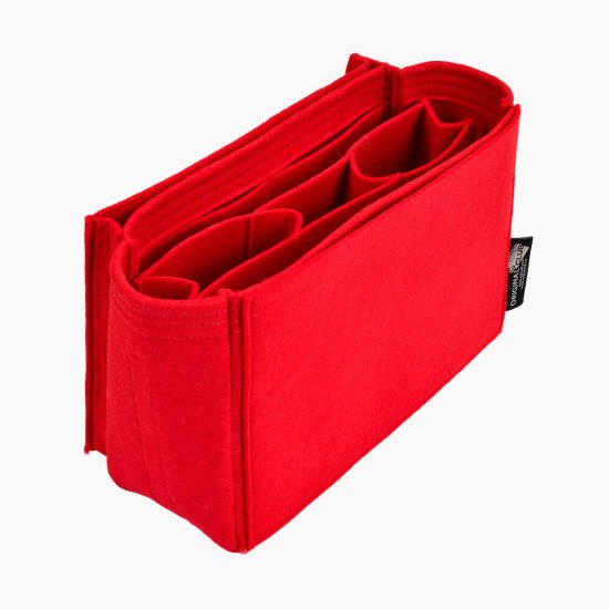 Handbag Organizer with All-in-One Style for Louis Vuitton Neverfull PM, MM and GM in Cherry Red (More Colors Available)