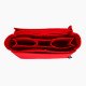 Handbag Organizer with All-in-One Style for Louis Vuitton Neverfull PM, MM and GM in Cherry Red (More Colors Available)