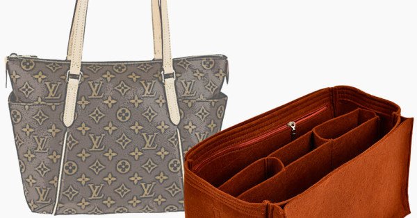 Louis Vuitton Totally Organizer Insert, Bag Organizer with Middle  Compartment and Exterior Pockets