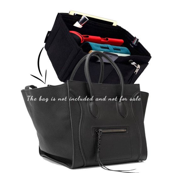 Bag and Purse Organizer with Singular Style for Celine Phantom Medium Luggage (More colors available)