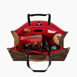 Bag and Purse Organizer with Singular Style for Louis Vuitton OntheGo PM, MM and GM Bag and Purse Organizer with Singular Style for Louis Vuitton OntheGo PM, MM and GM