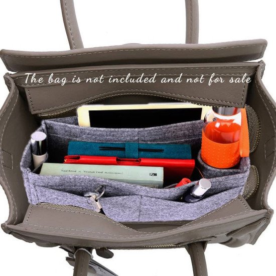Bag and Purse Organizer with Singular Style for Celine Nano Luggage