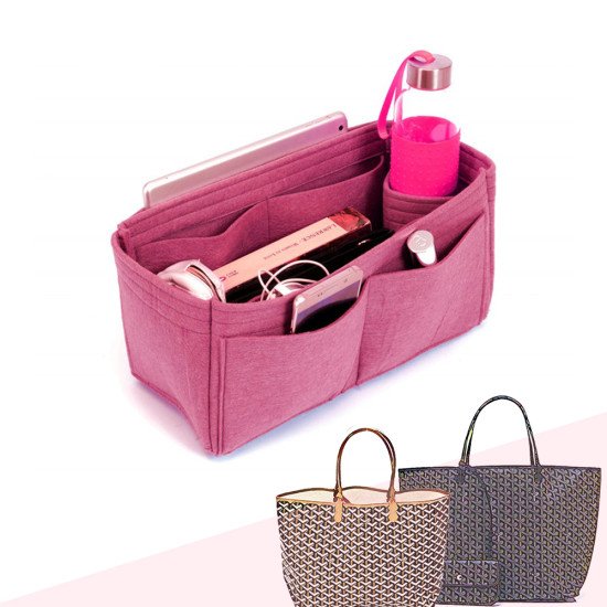 Handbag Organizer with Singular Style for Louis Vuitton Neverfull PM, MM  and GM (Blush Pink) (More Colors Available)