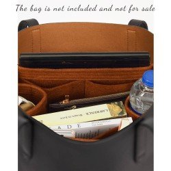 Bag and Purse Organizer with Regular Style for Cuyana Classic Structured Leather Tote