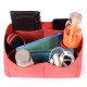 Felt Bag and Purse Organizer in Vermillion Red Color for Celine 