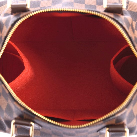 Felt Bag and Purse Organizer in Vermillion Red Color for Louis Vuitton