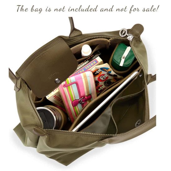 Bag and Purse Organizer with Regular Style for Longchamp Le pliage Neo Nylon Tote Bags
