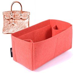 Felt Bag and Purse Organizer in Vermillion Red Color for Hermes Felt Bag and Purse Organizer in Vermillion Red Color for Hermes