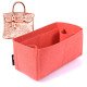Felt Bag and Purse Organizer in Vermillion Red Color for Hermes