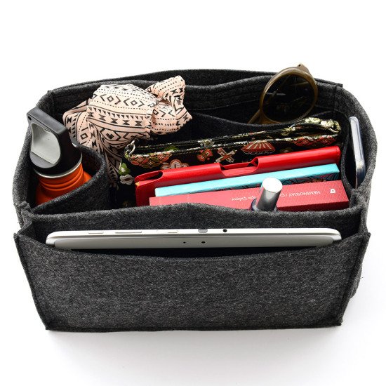 Bag and Purse Organizer with Side Compartment for Anjou PM and GM