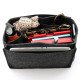 Bag and Purse Organizer with Side Compartment for Central Tote Bag