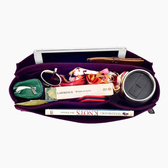 Bag and Purse Organizer with Side Compartment for Berri MM