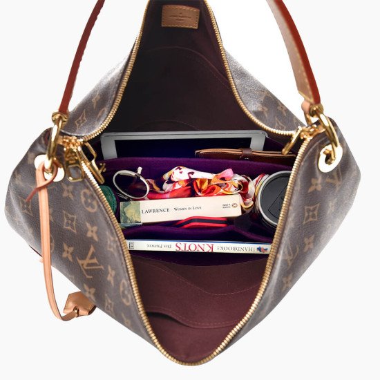 Bag and Purse Organizer with Side Compartment for Berri MM