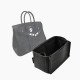 Bag and Purse Organizer with Side Compartment for Birkin 35 and Birkin 40