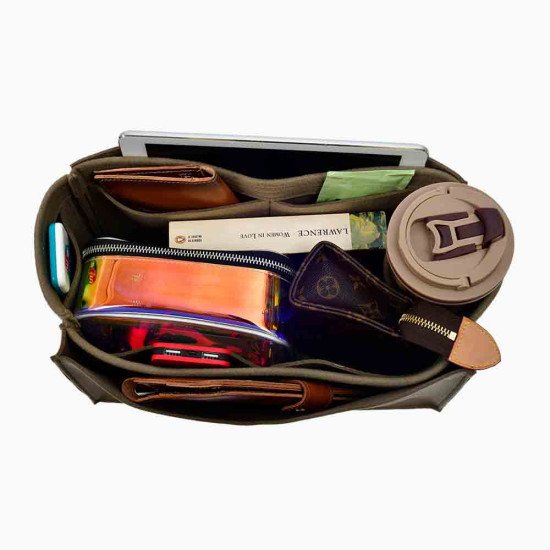 Bag and Purse Organizer with Side Compartment for Herbag 39