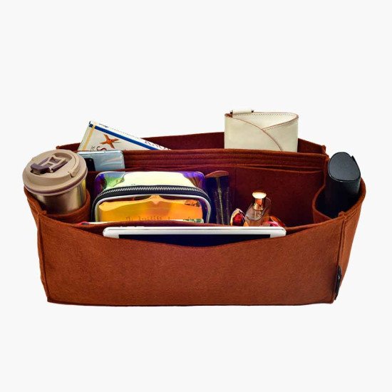 Bag and Purse Organizer with Side Compartment for St. Louis PM and GM