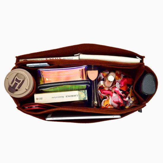 Bag and Purse Organizer with Side Compartment for Ophidia Tote Bag