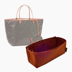Tote Bag Organizer For Goyard Rouette Bag with Double Bottle Holders