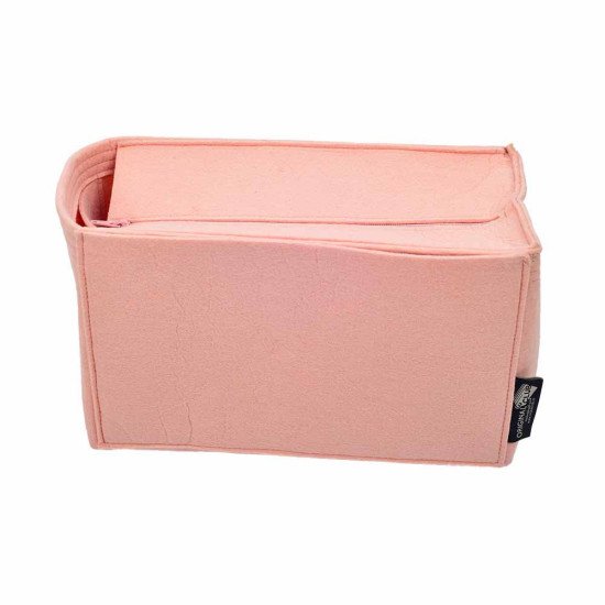 V-zip Style Felt Bag Organizer for Neverfull MM and GM (Blush Pink) (More Colors Available)