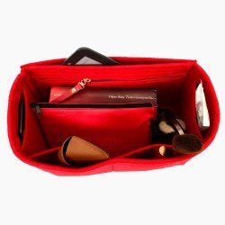 Handbag Organizer with Interior Zipped Pocket for Pr. Leather Tote