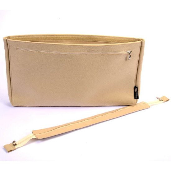 Handbag Organizer with Removable Zipper Top Style for Rajah GG Tweed Large Tote and  Rajah GG Tweed X Large Tote (More colors available)