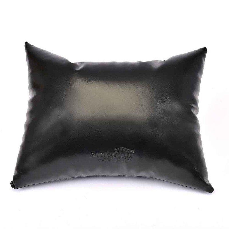 large leather pillows