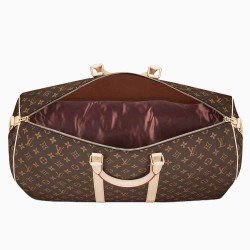 Satin Pillow Luxury Bag Shaper For Louis Vuitton Keepall (Chocolate Brown) (More colors available)