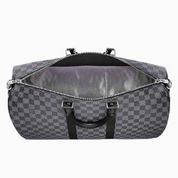Satin Pillow Luxury Bag Shaper For Louis Vuitton Keepall (Silver Gray) (More colors available)