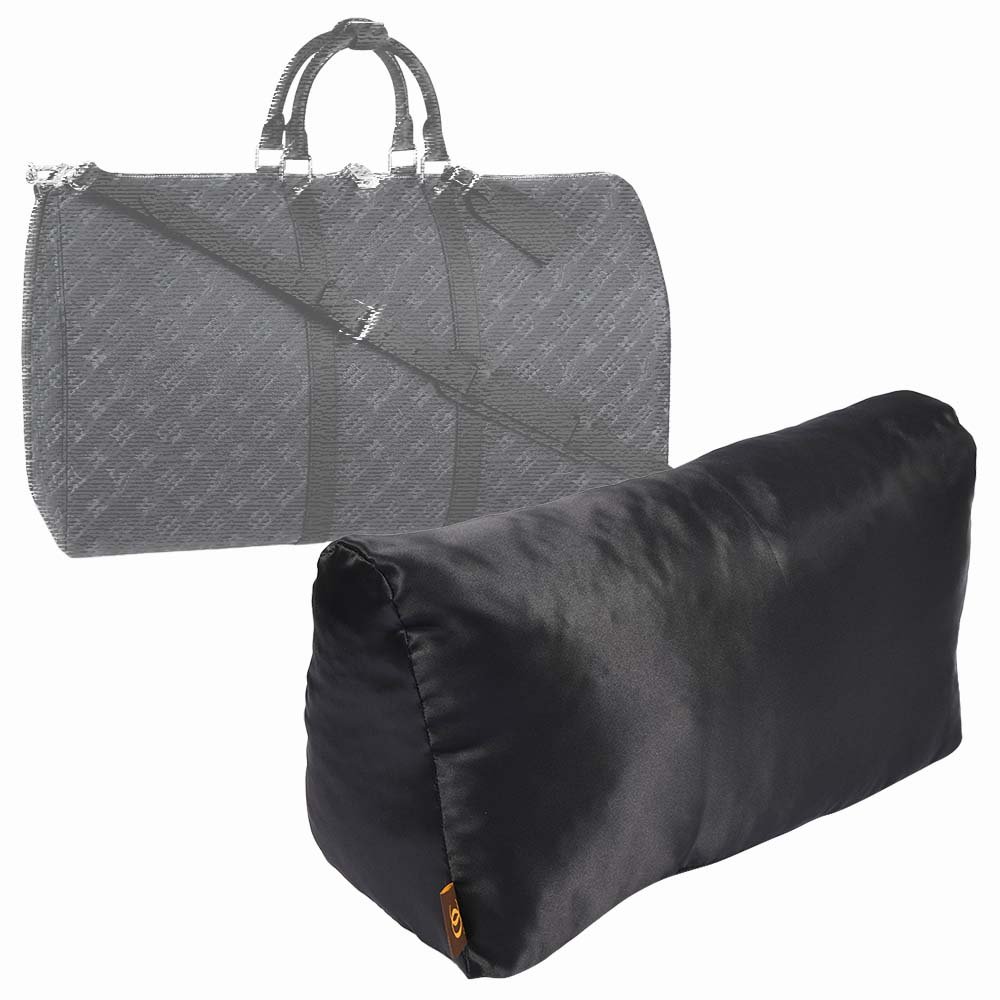 Satin Pillow Luxury Bag Shaper in Black For Louis Vuitton's Keepall Luggage  Bags