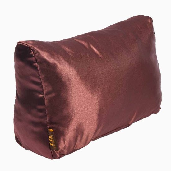 Satin Pillow Luxury Bag Shaper For Hermes' Kelly 28/32/35 (Chocolate Brown) (More colors available)