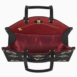 Satin Pillow Luxury Bag Shaper For Louis Vuitton Onthego PM/MM/GM (Burgundy) (More colors available)