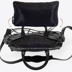 Satin Pillow Luxury Bag Shaper For Balenciaga Classic City and Small (Black) - More colors available Satin Pillow Luxury Bag Shaper For Balenciaga Classic City and Small (Black) - More colors available