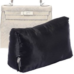 Satin Pillow Luxury Bag Shaper For Hermes' Kelly 28/32/35 (Black)- More colors available Satin Pillow Luxury Bag Shaper For Hermes' Kelly 28/32/35 (Black)- More colors available