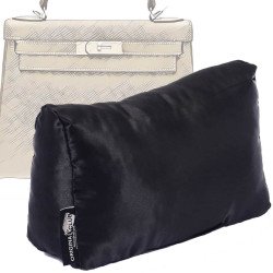 Satin Pillow Luxury Bag Shaper For Hermes' Kelly 28/32/35 (Black)- More colors available