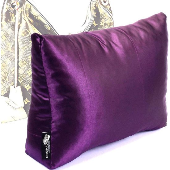 Satin Pillow Luxury Bag Shaper For Louis Vuitton Berri PM/MM (Plum) - More colors available