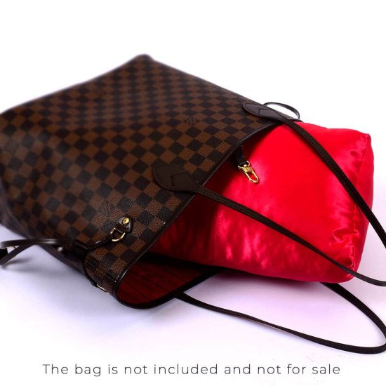 Satin Pillow Luxury Bag Shaper For Louis Vuitton Neverfull PM/MM/GM (Red) - More colors available