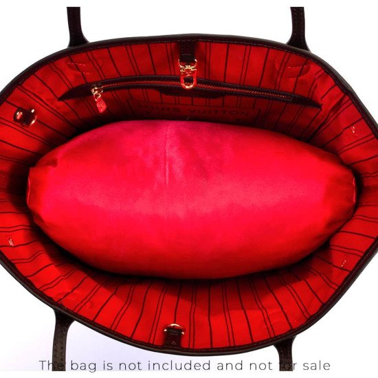 Satin Pillow Luxury Bag Shaper For Louis Vuitton Neverfull PM/MM/GM (Red) - More colors available