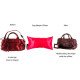 Satin Pillow Luxury Bag Shaper in Medium-Size For Designer Bags (Red) - More colors available