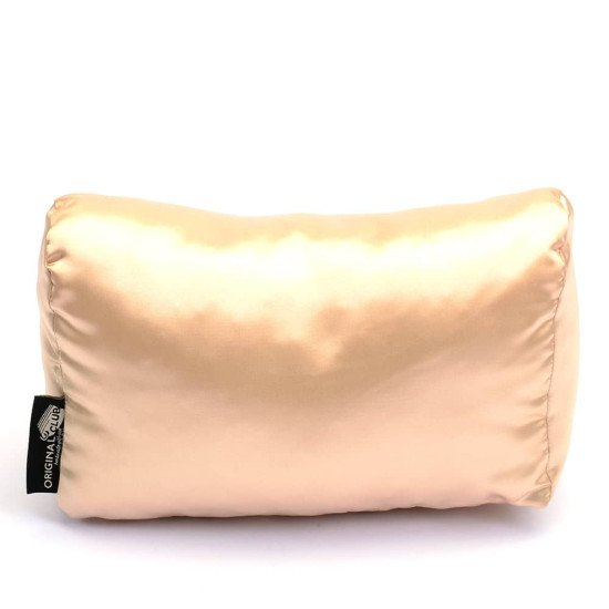 Satin Pillow Luxury Bag Shapers For Pr. Medium / Small Double Bag ( Set of 2 Pillows ) (Champagne) - More colors available