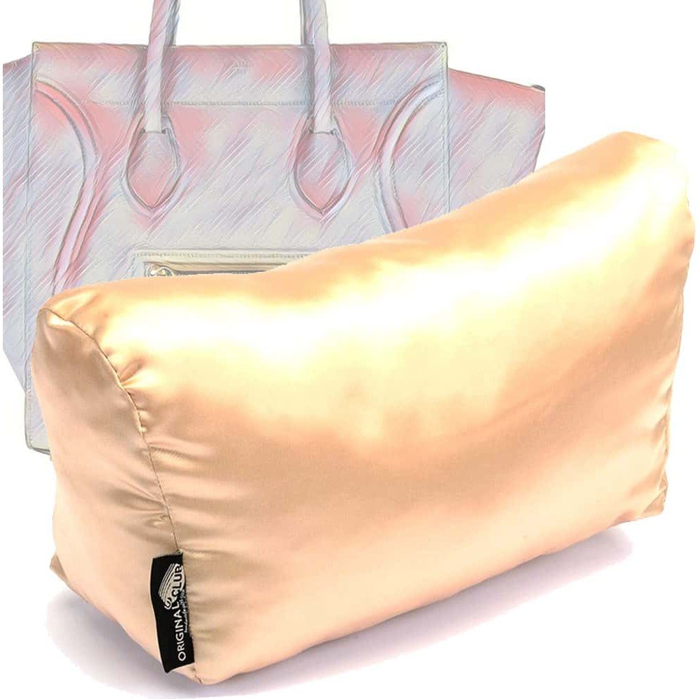 Satin Pillow Luxury Bag Shaper For Celine Phantom Bag Medium (Champagne) - More colors available