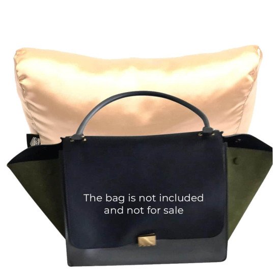 Satin Pillow Luxury Bag Shaper For Celine Trapeze Small and Medium (Champagne) - More colors available Satin Pillow Luxury Bag Shaper For Celine Trapeze Small and Medium (Champagne) - More colors available
