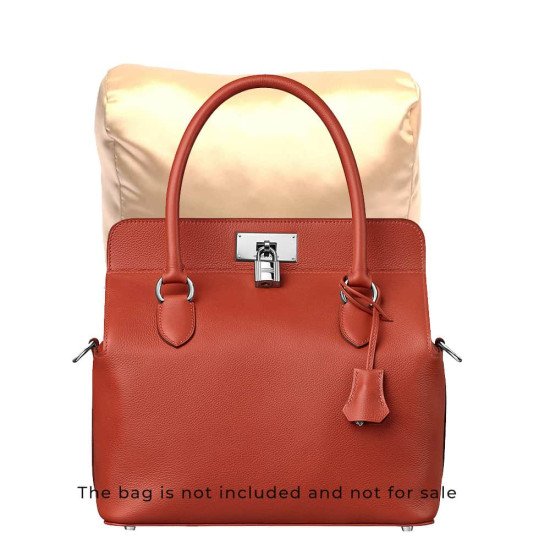 Satin Pillow Luxury Bag Shaper For Hermes' Toolbox 20 / 26 / 33 (Champagne) - More colors available
