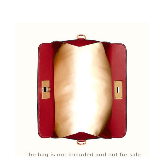 Satin Pillow Luxury Bag Shaper For Hermes' Toolbox 20 / 26 / 33 (Champagne) - More colors available