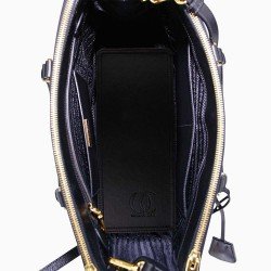 Pr. Saffiano Double Zip Medium Tote BN2274 Leather Bag Base Shaper, Bag Bottom Shaper