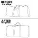 Satin Pillow Luxury Bag Shaper For Louis Vuitton Keepall (Black) (More colors available)