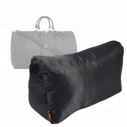 Satin Pillow Luxury Bag Shaper For Louis Vuitton Keepall (Black) (More colors available)