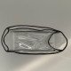 Transparent See-Through Bag Organizer with Fabric Trims Compatible with Goy. St.Louis Bags