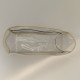 Transparent See-Through Bag Organizer with Fabric Trims Compatible with Herm. Birkin Bags